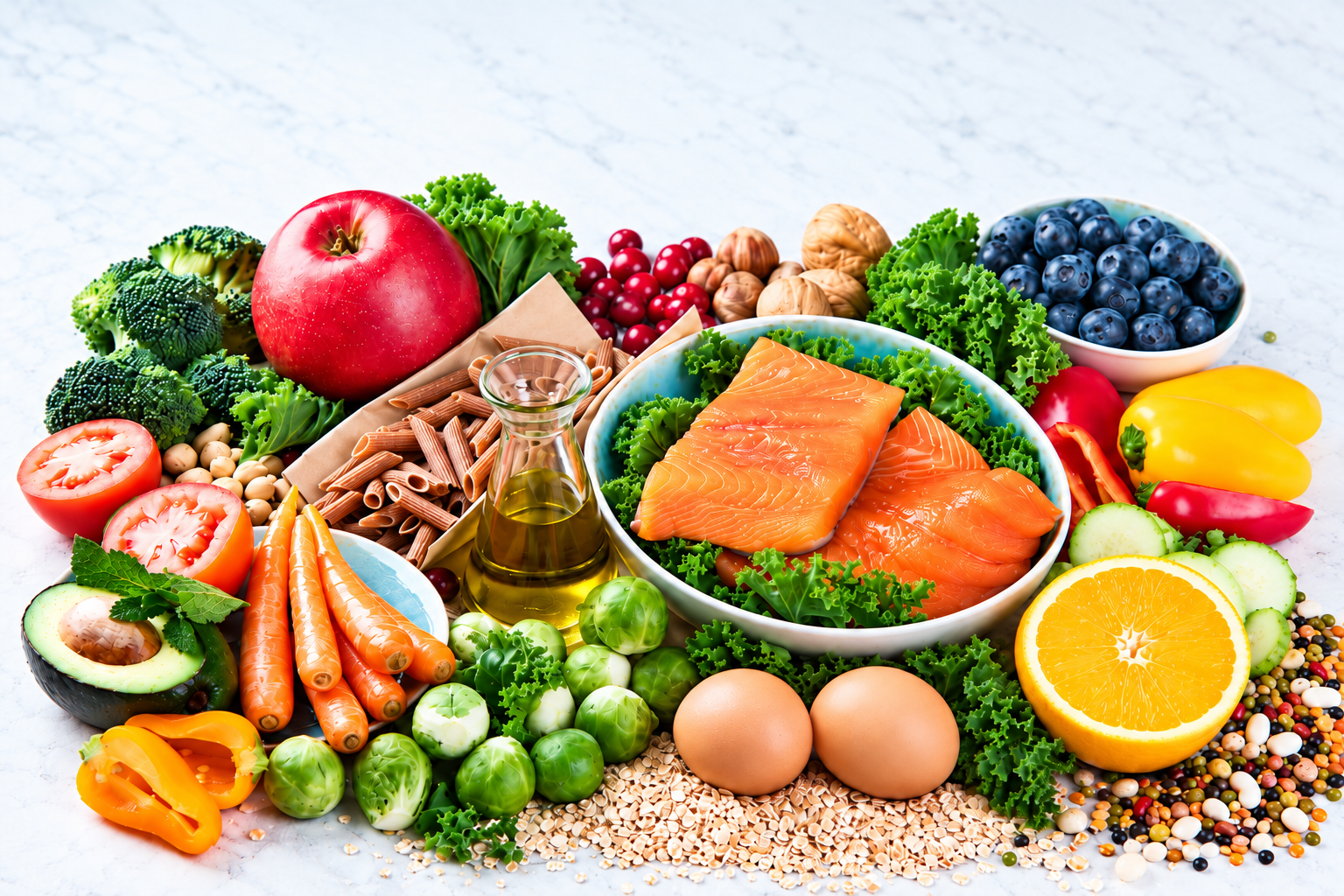 Colorful Healthy Food Abundance