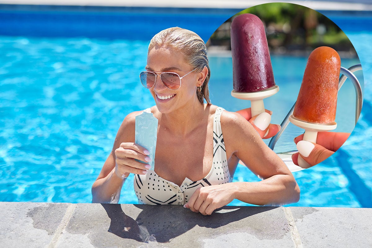 Delicious and nutrient-packed collagen and antioxidant popsicle recipe for summer